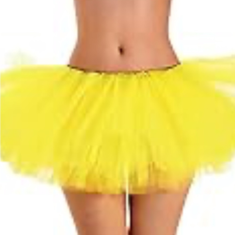 Yellow Girls Tutu NWT